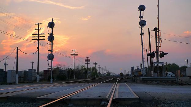 Tracks at Twilight