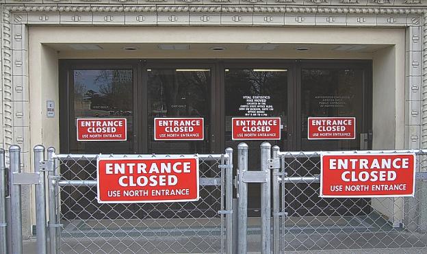 Entrance Closed
