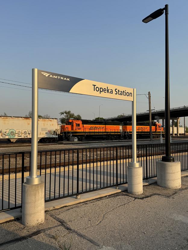 AMTRAK station, Topeka, KS
